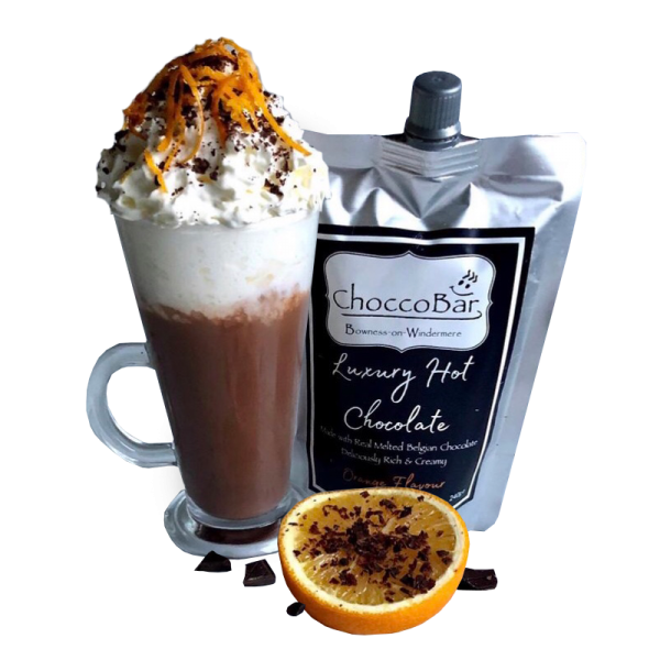 orange flavour hot chocolate